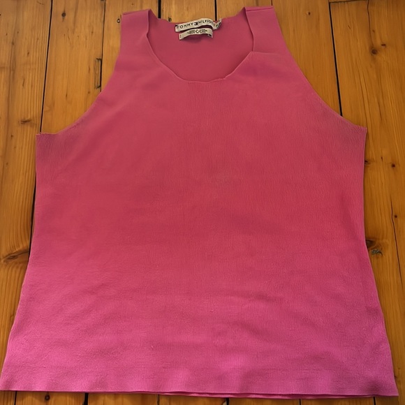 Tommy Hilfiger Barbie pink knit vest - Picture 2 of 4